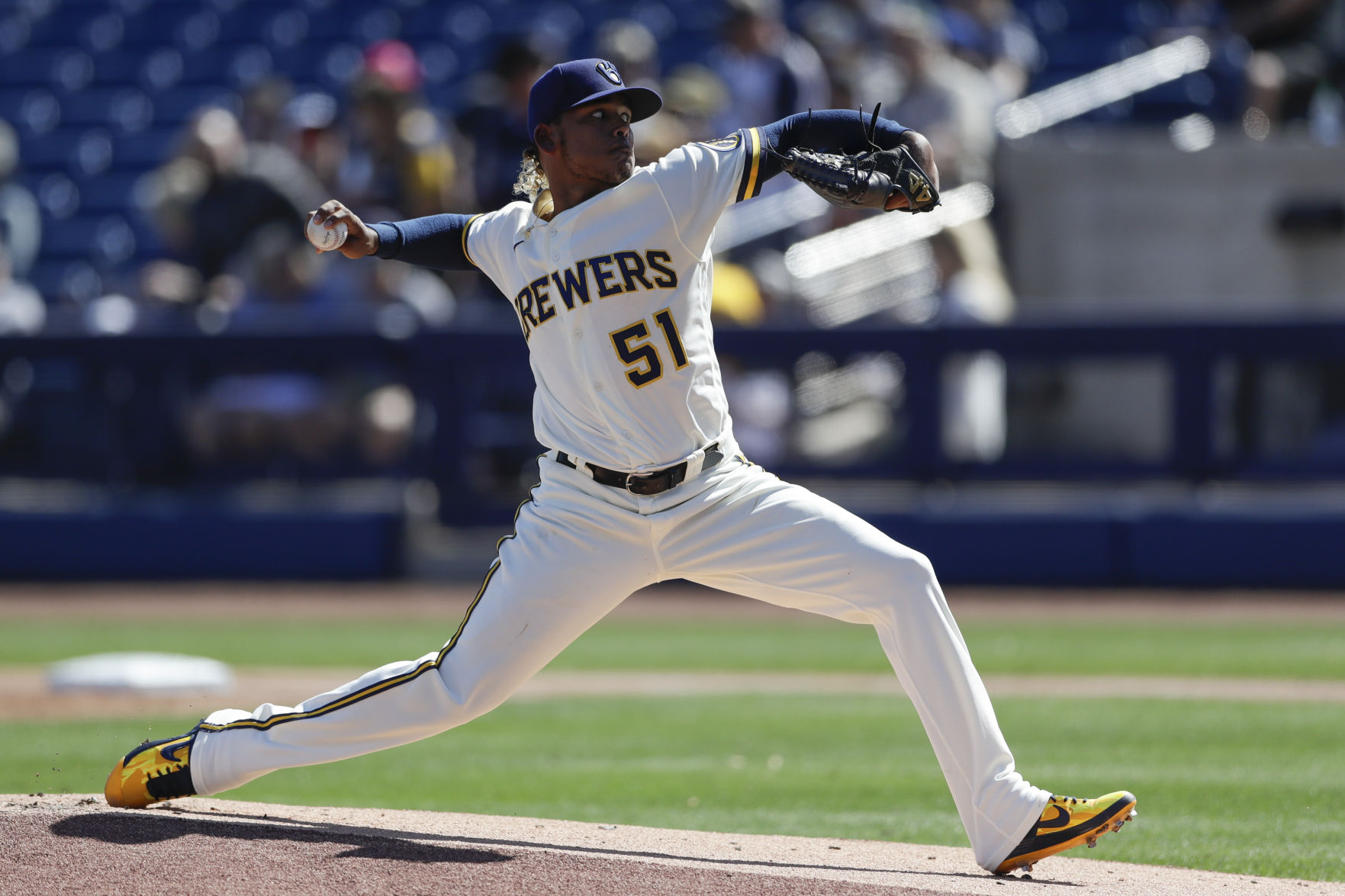 Freddy Peralta Brewers Spring Training
